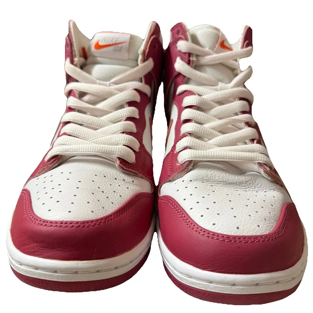 Nike SB Dunk High Pro ISO Sweet Beet White |  DQ4485-600 Men's Size 10.5